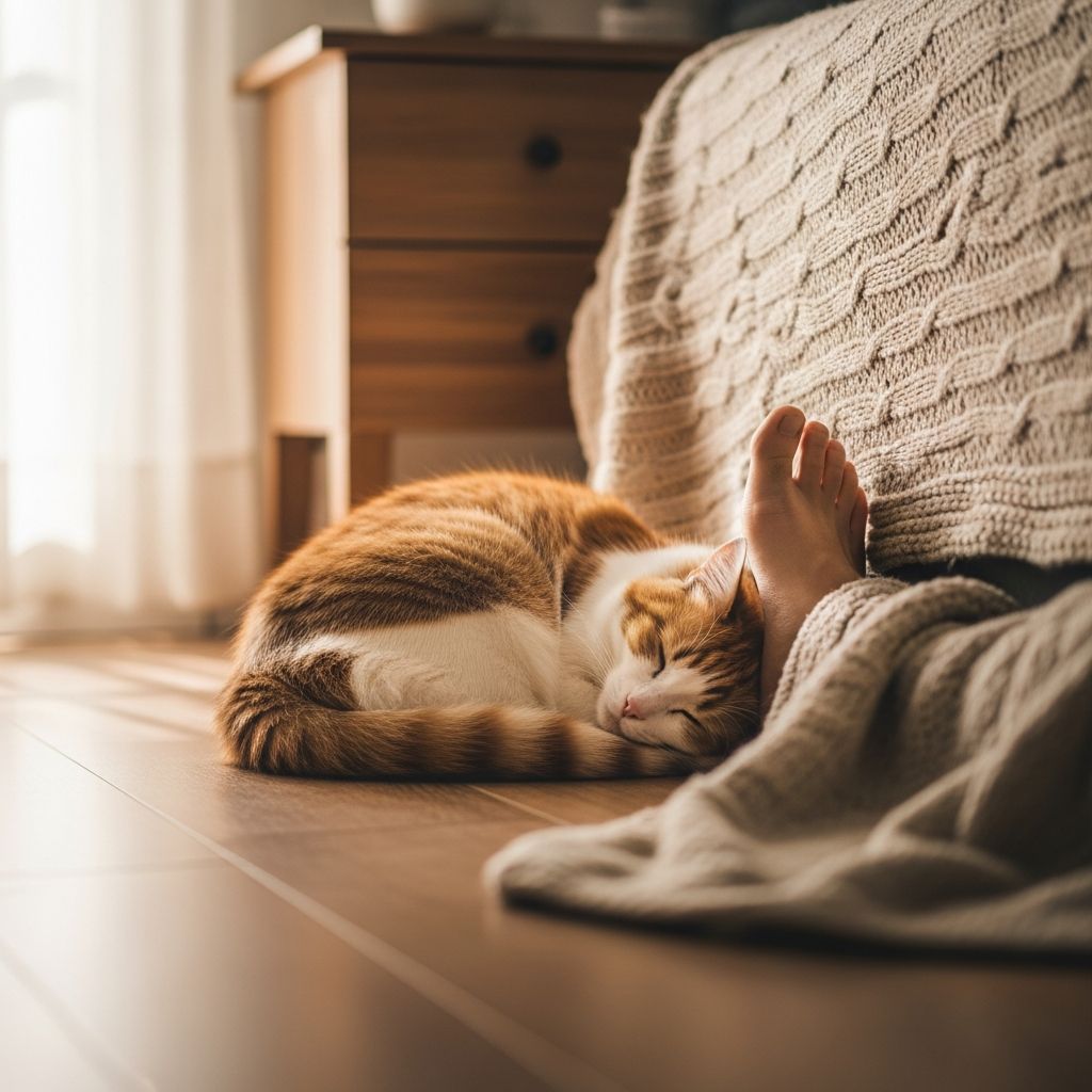 Why Does My Cat Sleep At My Feet? 7 Key Reasons Revealed Discover the 7 surprising reasons your cat chooses to sleep at your feet, from warmth and instincts to love and territory.