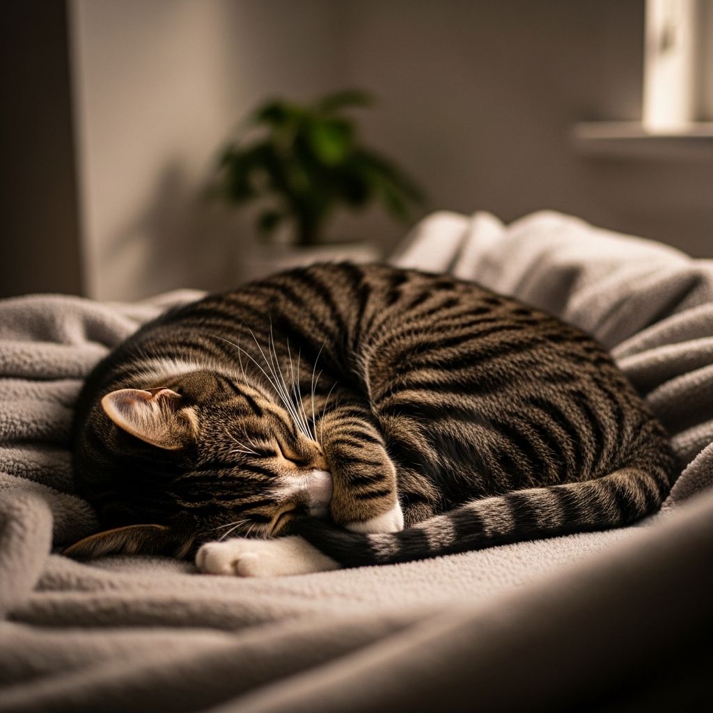 Why Does My Cat Sleep Face Down? Vet-Verified Behavior Understanding your cat's face-down sleeping position and when to worry about head pressing.