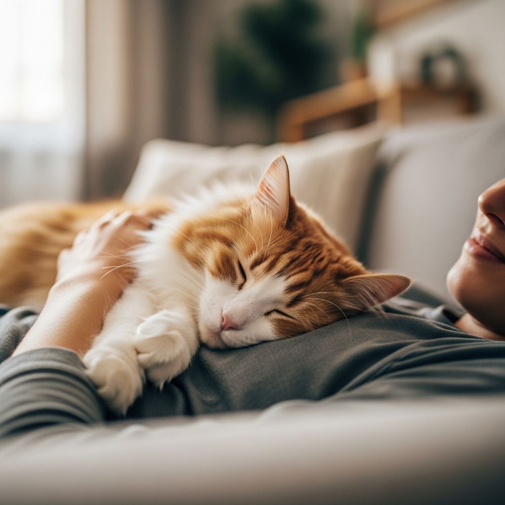 Why Does My Cat Sleep On Me? 5 Reasons And Position Meanings Uncover the heartwarming reasons your cat chooses to sleep on you, from trust and warmth to deep emotional bonds.
