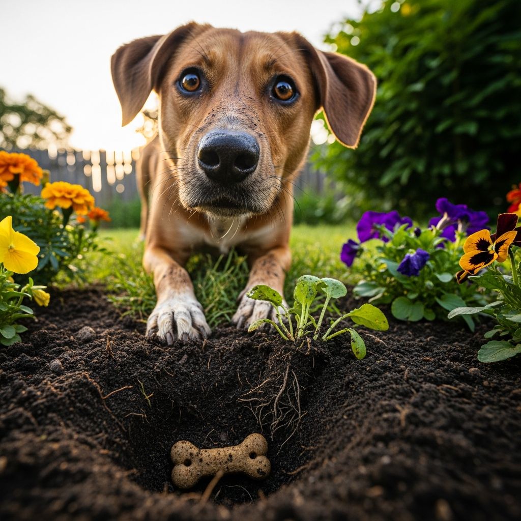 Uncover the instinctual reasons behind your dog's treat-burying habit and learn how to manage it effectively for a happier pet.