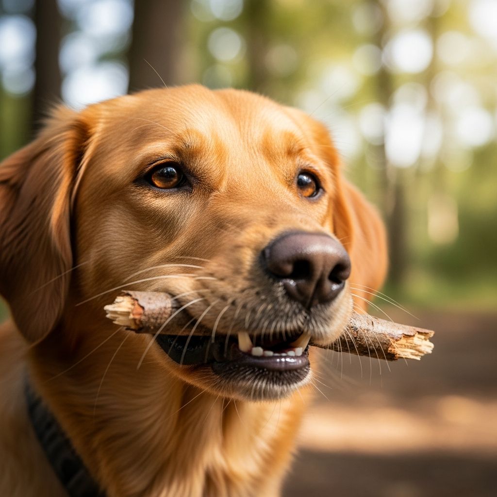 Uncover the reasons behind your dog's stick-eating habit, from normal puppy teething to serious health concerns like pica and nutritional deficiencies.