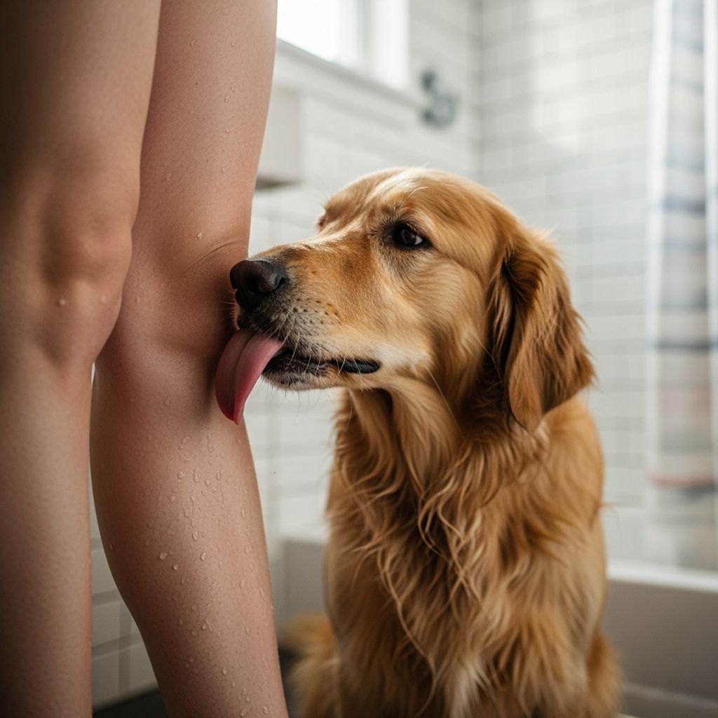 Why Does My Dog Lick My Legs After a Shower? Uncover the reasons behind your dog's post-shower leg-licking habit and learn how to manage it effectively for a happier bond.