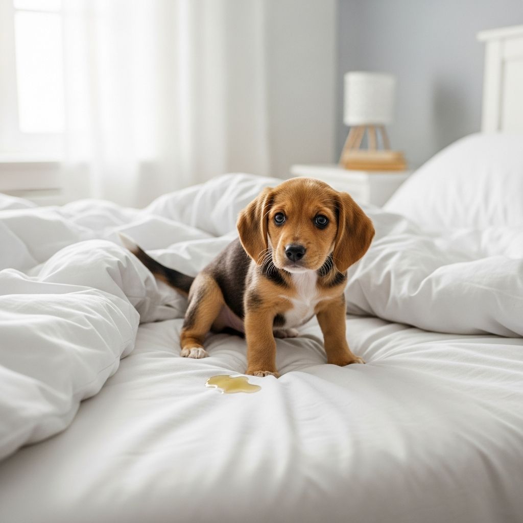 Discover the common reasons puppies pee on beds and proven strategies to stop this frustrating behavior effectively.