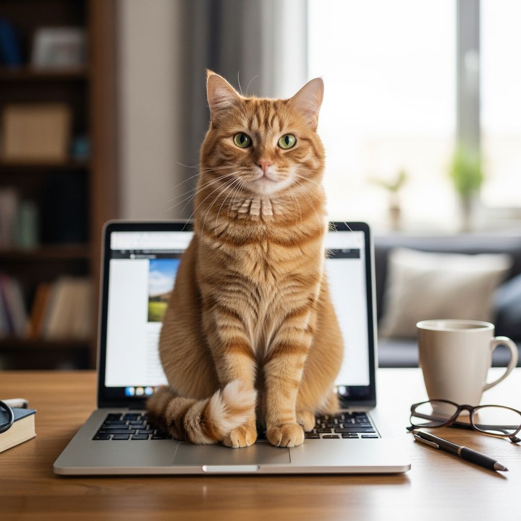 Why Does Your Cat Sit on Things You Are Using? Uncover the 4 key reasons your cat loves sitting on your laptop, books, and more—it's not just to annoy you!