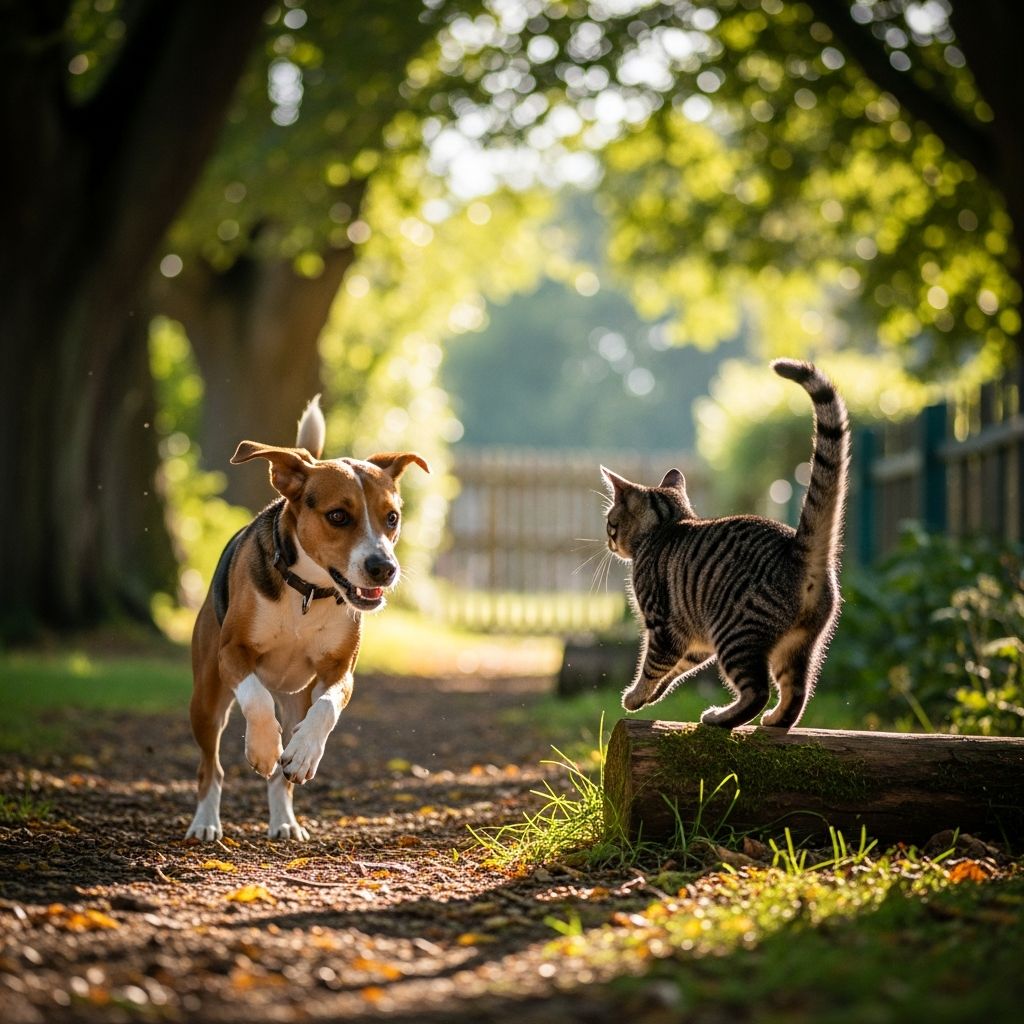 Why Dogs Chase Cats: Myths and Realities Unravel the instincts behind dogs chasing cats and discover proven strategies for fostering peace between these beloved pets.