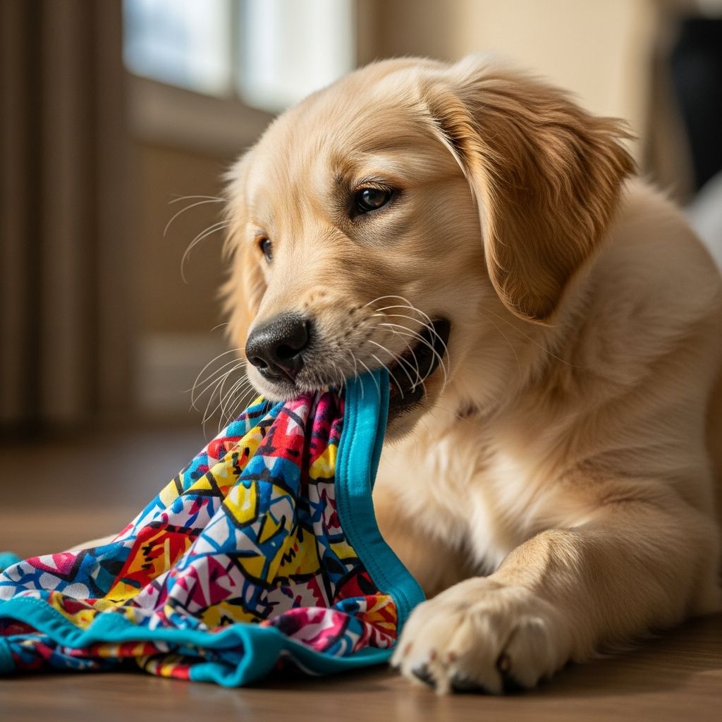 Discover the hidden reasons behind your dog's obsession with underwear and learn safe ways to stop this destructive habit for good.