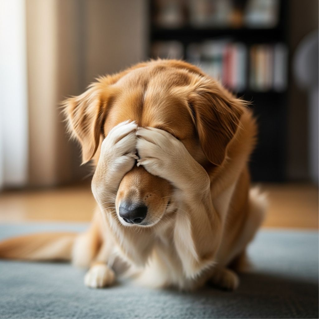 Decoding Why Dogs Hide Their Faces with Paws Uncover the fascinating reasons behind your dog's paw-over-face habit, from instinctual protection to bids for attention.