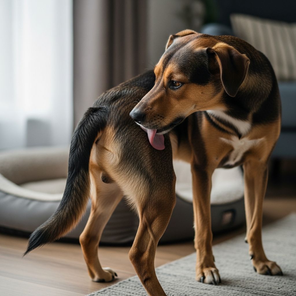Understanding normal grooming vs. medical issues: A vet-backed guide to excessive anal licking in dogs.