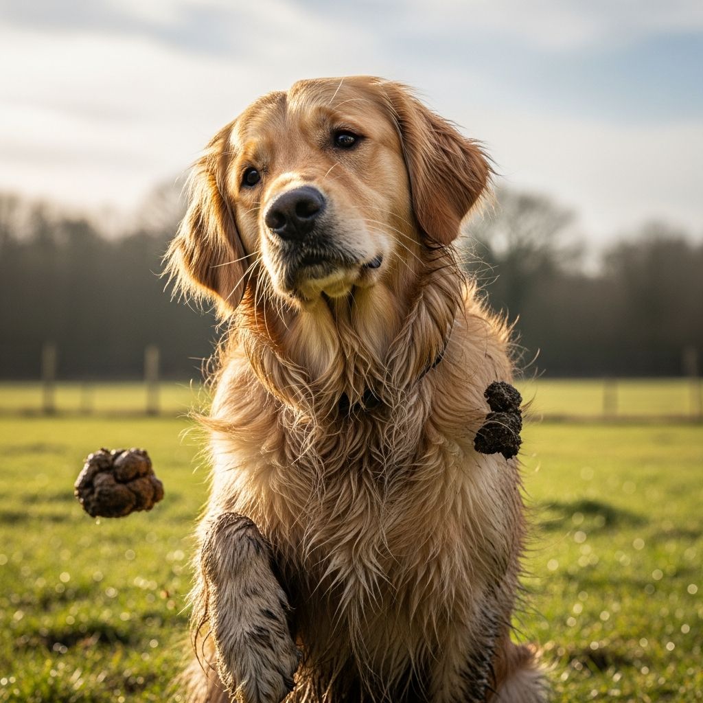 Uncover the instinctual reasons behind your dog's irresistible urge to roll in faeces and how to manage this messy behaviour effectively.