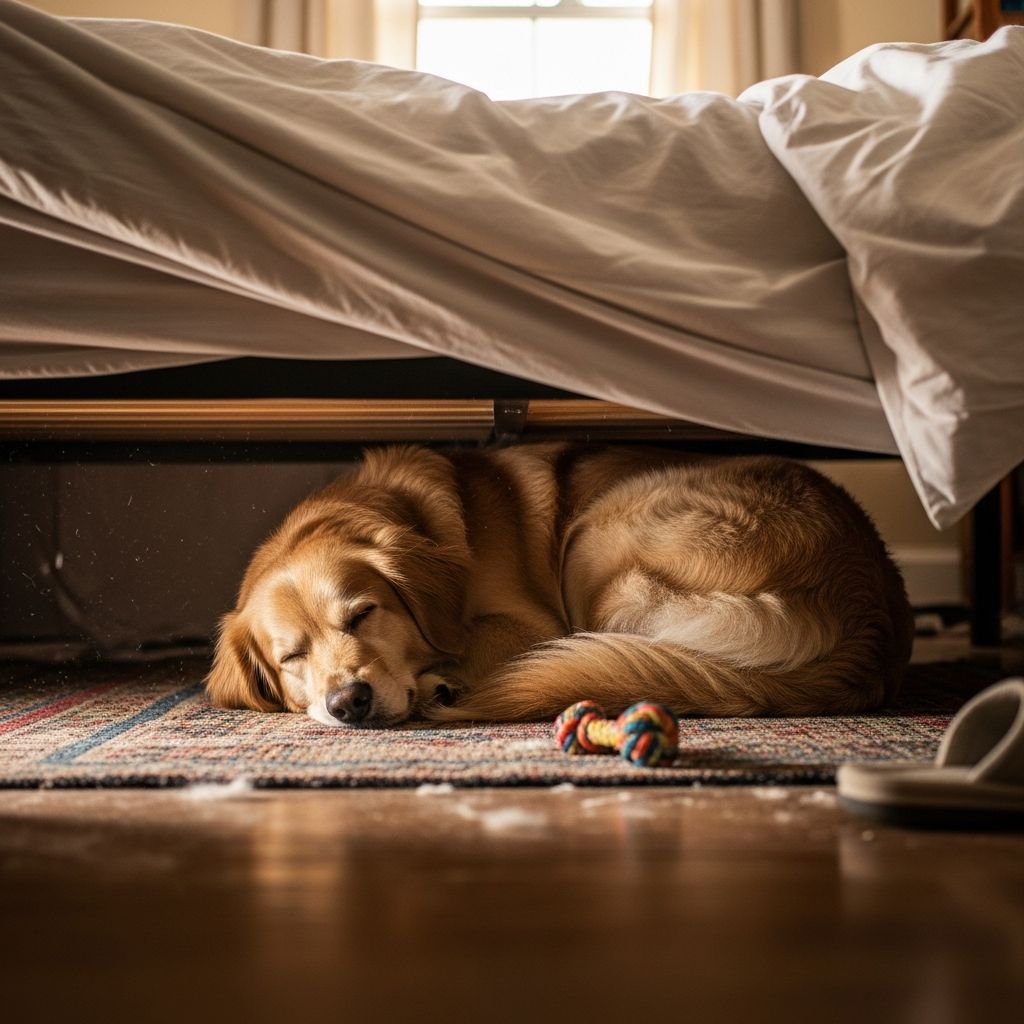 Why Dogs Sleep Under The Bed: 4 Vet-Backed Reasons & Easy Fixes Uncover the reasons behind your dog's love for sleeping under the bed, from instinctual comfort to signs of anxiety.