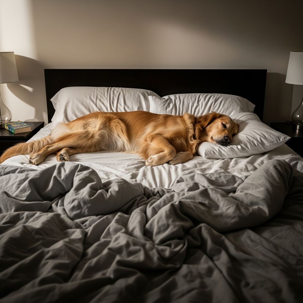 Why Do Dogs Take Up the Entire Bed When Sleeping Discover why your dog sprawls across the bed and practical tips to manage this common behavior.