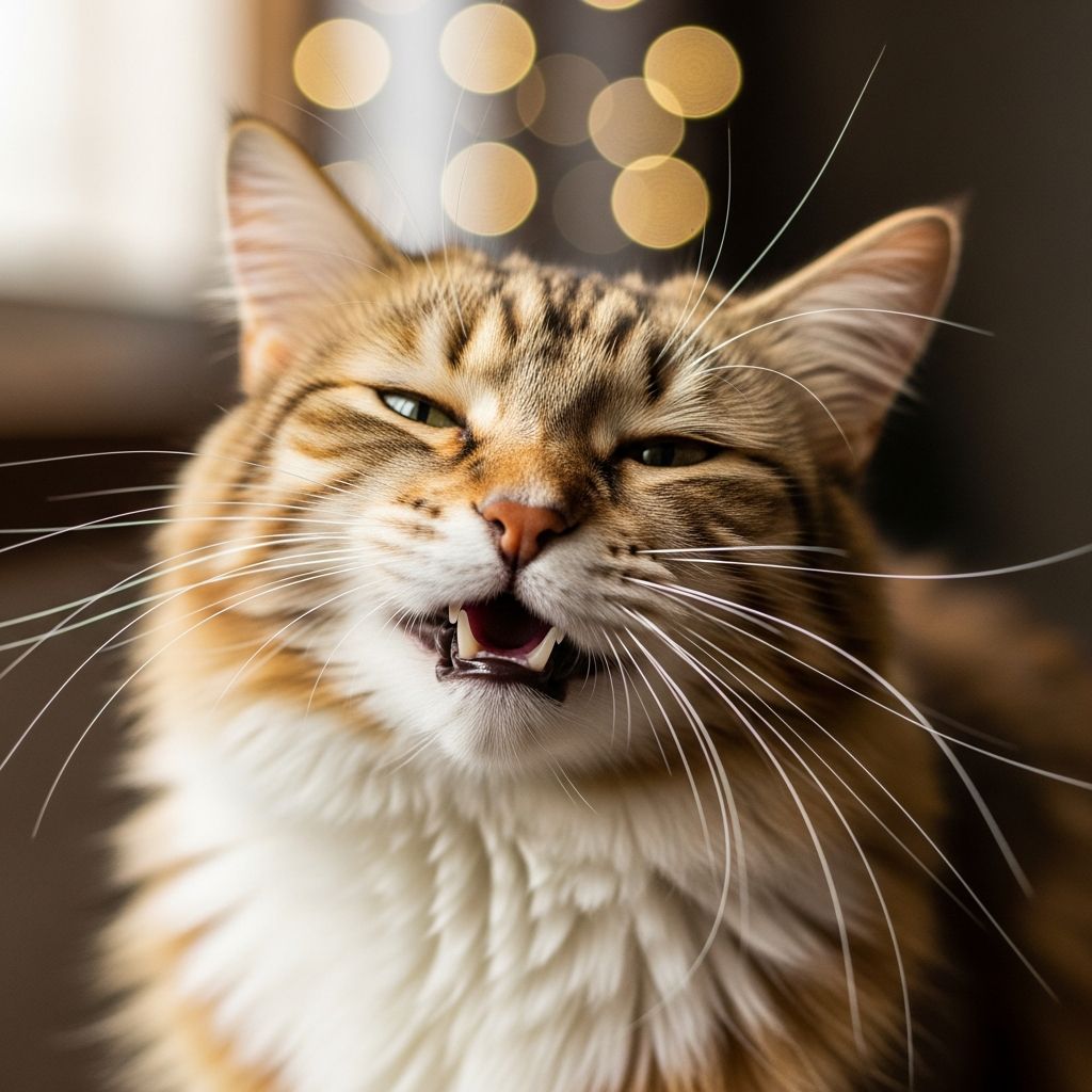 Why Is My Cat Chewing on Nothing and Purring? Discover vet-approved reasons behind your cat's odd chewing and purring habit, from pain to contentment.