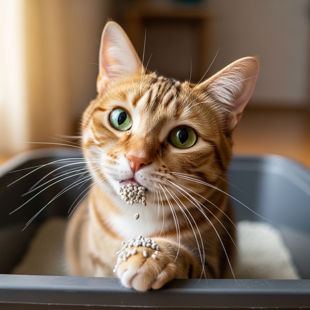 Why Is My Cat Eating Cat Litter? 7 Common Reasons And Solutions Discover the reasons behind your cat's litter-eating habit, from health issues to pica, and learn how to stop it safely.