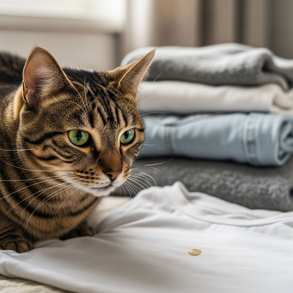 Cat Peeing On Clothes: 6 Vet-Backed Ways To Stop Discover the medical, behavioral, and litter box reasons behind your cat's inappropriate urination and effective solutions to stop it.