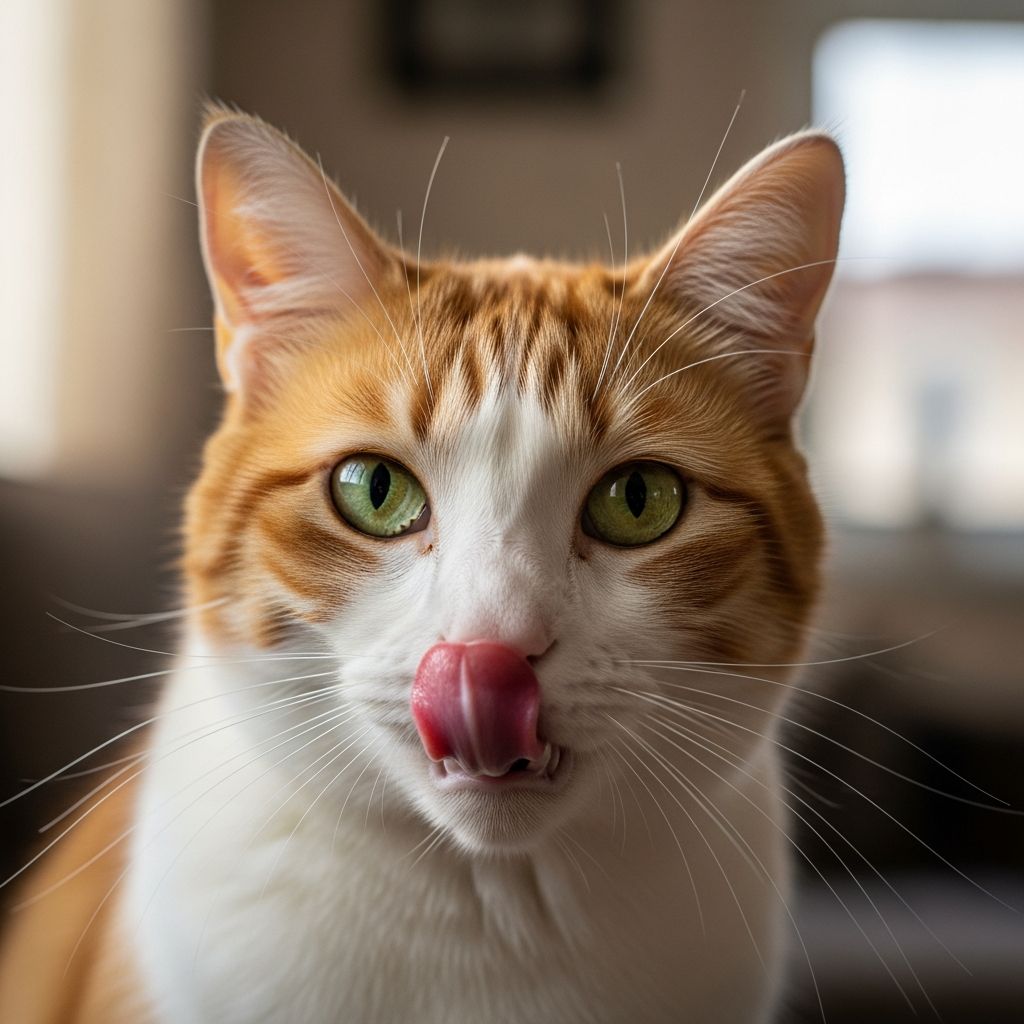 Discover the charming and sometimes concerning reasons behind your cat's tongue-sticking habit, from bleps to health alerts.