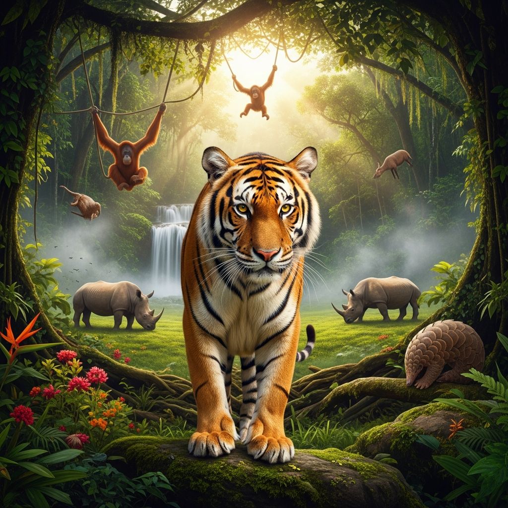 Discover how global conservation efforts are rescuing endangered species from the brink of extinction.