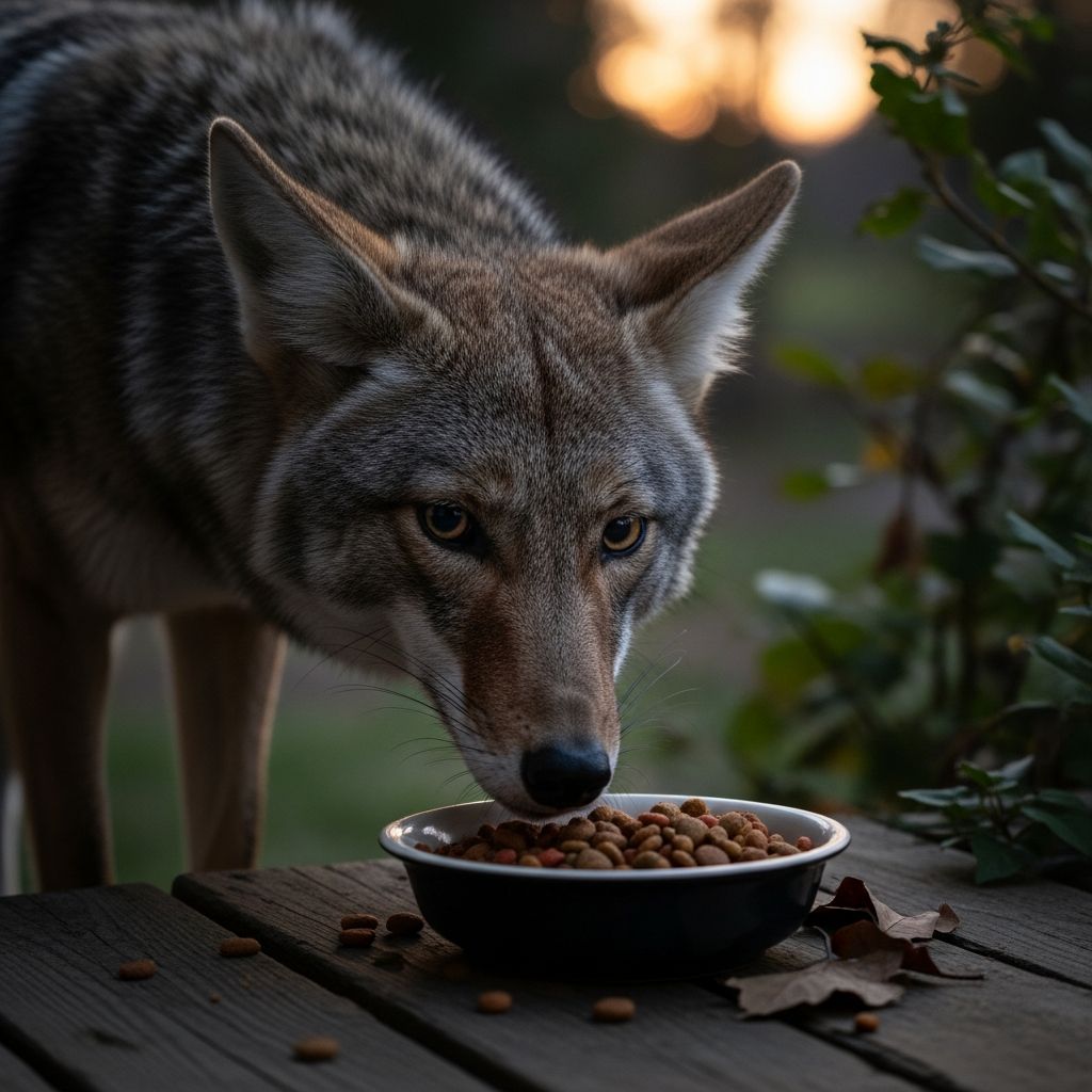 Will Coyotes Eat Cat Food? 5 Proven Ways To Keep Them Away Discover if coyotes are attracted to cat food, their urban diet habits, and essential tips to protect your pets from these opportunistic predators.