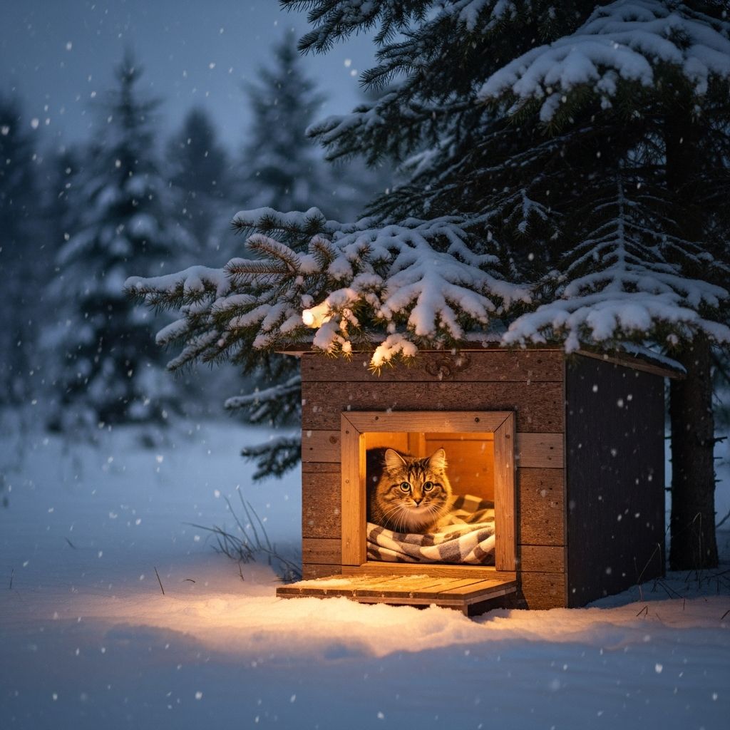 Essential strategies to protect community cats from freezing temperatures, including DIY shelters, feeding routines, and health safeguards for harsh winters.