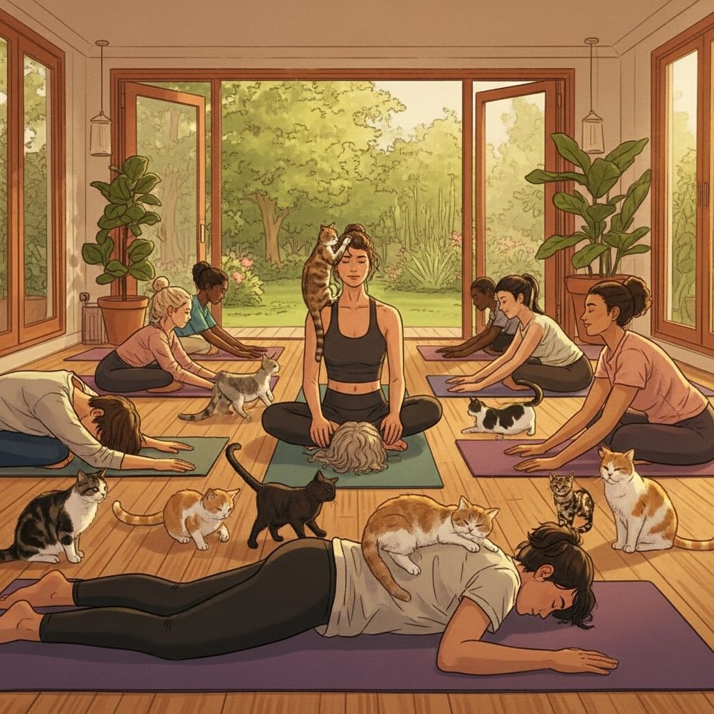 Discover the joyful benefits of practicing yoga with cats for deeper relaxation, stronger bonds, and mutual wellness.