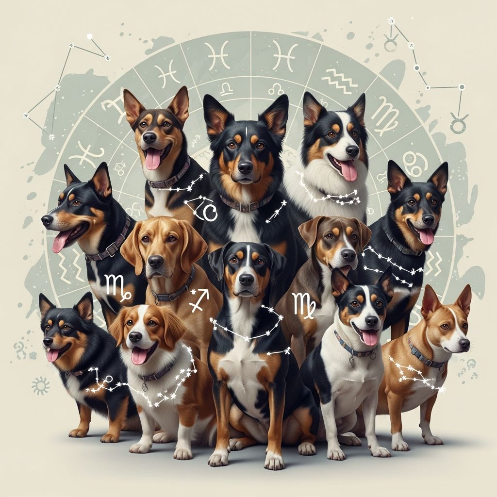 Discover your zodiac dog breed match and uncover cosmic personality alignments with your perfect furry companion.