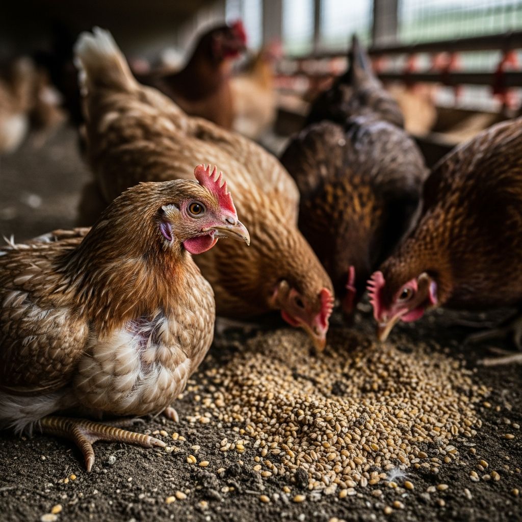 Understanding the dangers of aflatoxin poisoning in birds, from symptoms and causes to prevention and management strategies for flock health.