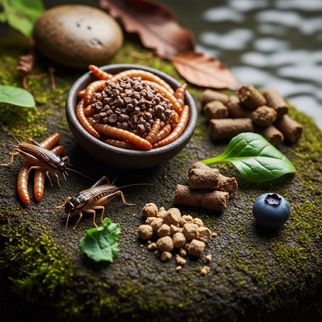 Master the essentials of feeding pet amphibians for optimal health, growth, and longevity in captivity.