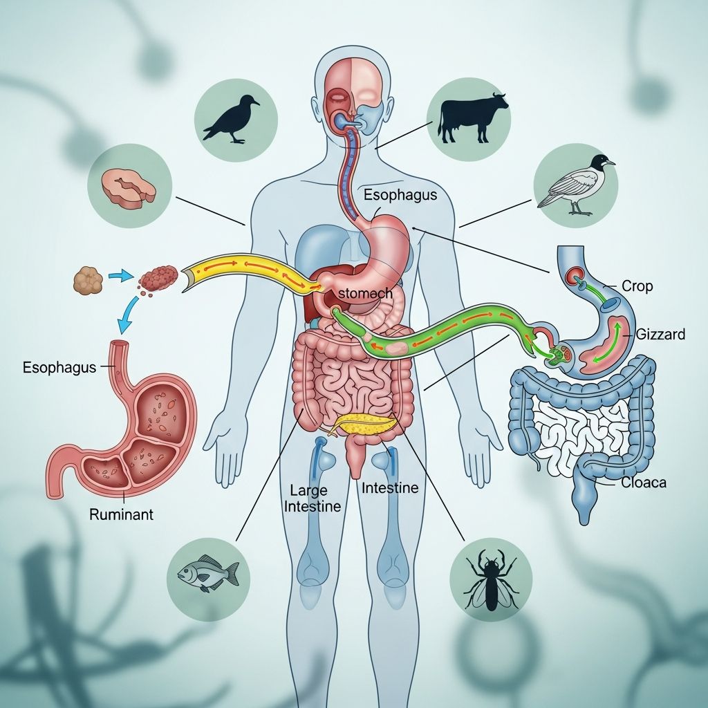 Animal Digestive Systems: A Comprehensive Overview Explore the remarkable diversity of digestive mechanisms across animal species.
