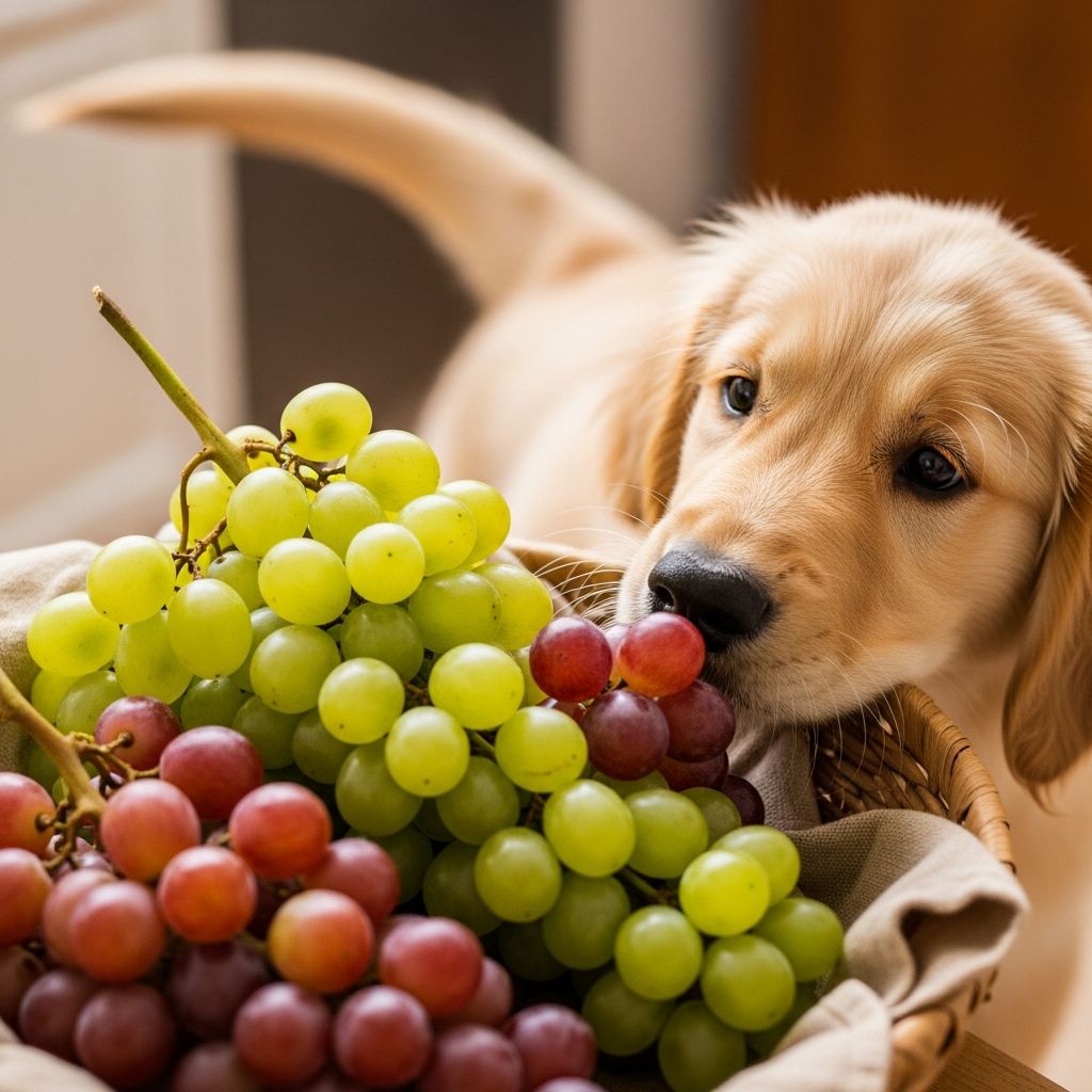 Discover why grapes and raisins pose serious risks to dogs, including potential kidney failure, and learn essential safety measures for pet owners.