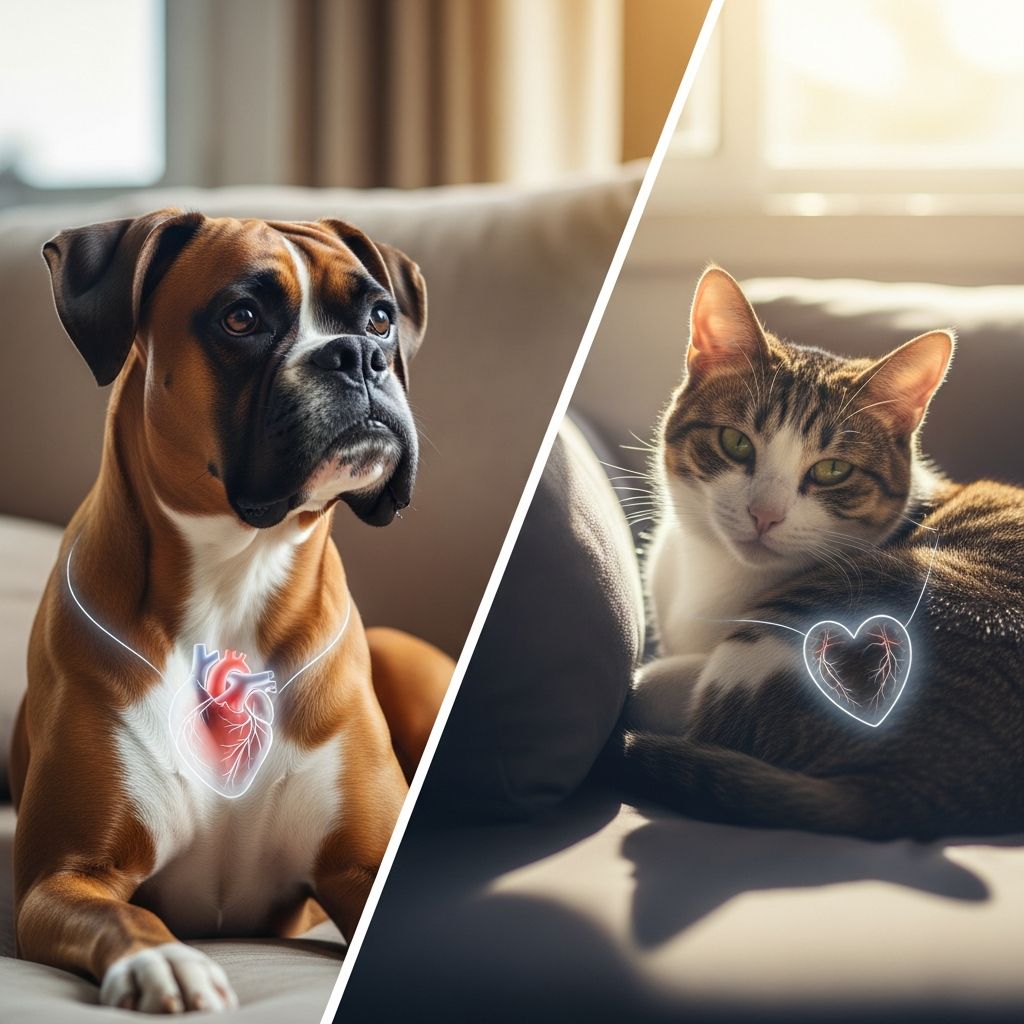Explore arrhythmogenic right ventricular cardiomyopathy (ARVC) in pets: causes, symptoms, diagnosis, and life-saving treatments for dogs and cats.