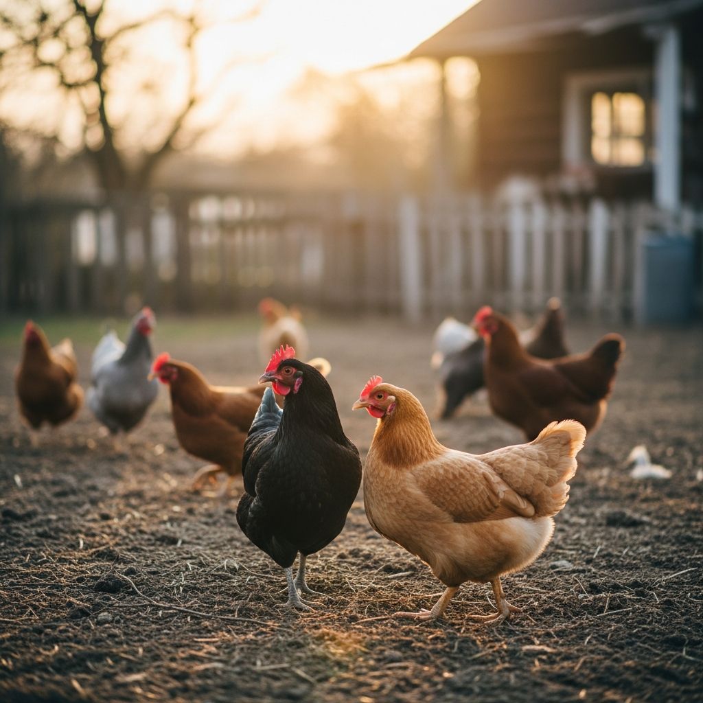 Comprehensive strategies for successful backyard poultry keeping, from housing to health and biosecurity.