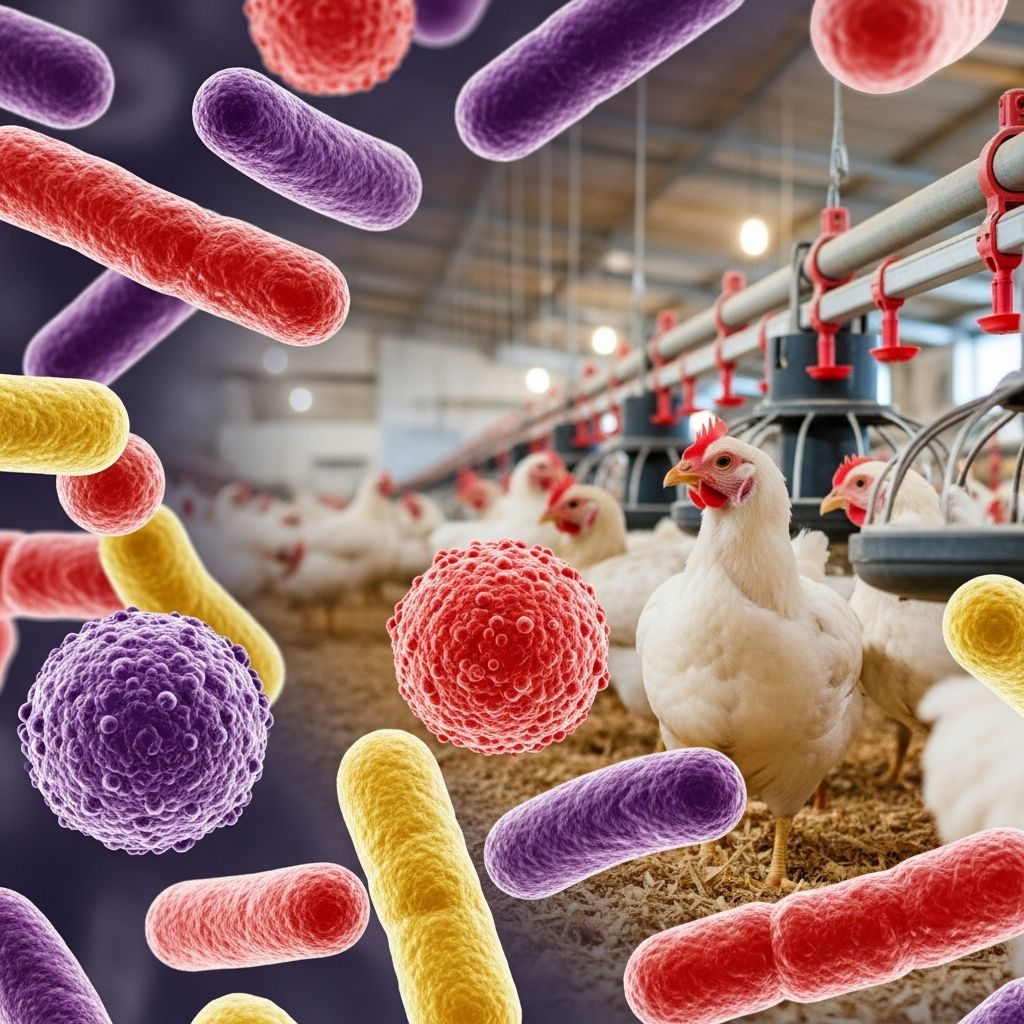 Bacterial Infections in Commercial Poultry Flocks Understanding enterococcal disease impact on broiler production and flock health