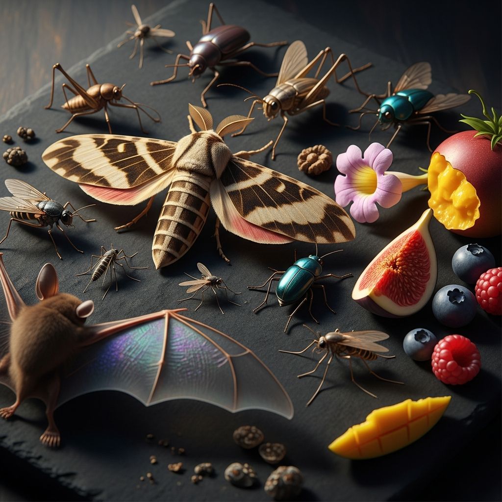 Bat Nutrition Guide: 5 Essential Nutrients For Healthy Bats Comprehensive insights into dietary needs for captive bats across species, ensuring optimal health and vitality in managed environments.