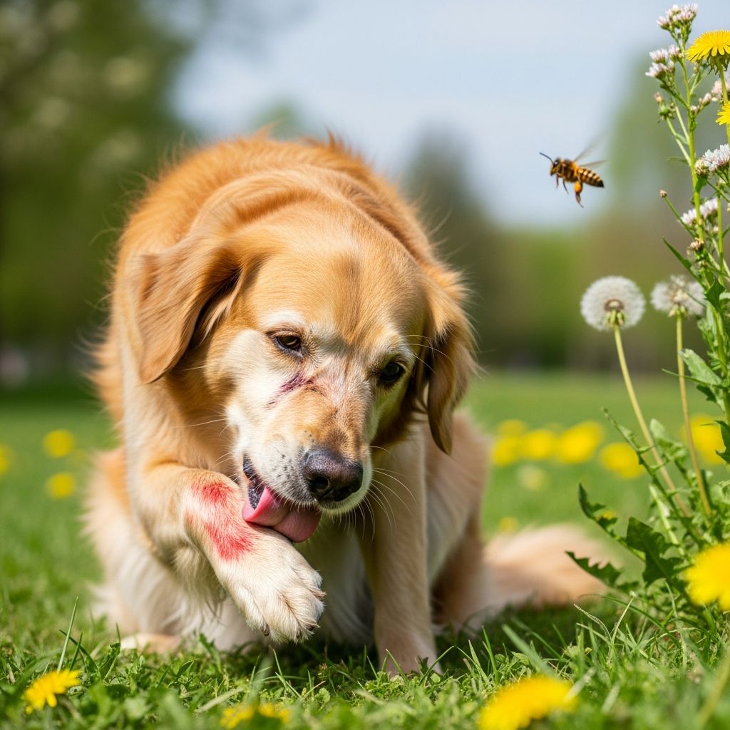 Discover essential steps to manage bee and wasp stings in dogs, from spotting symptoms to emergency care for safe recovery.
