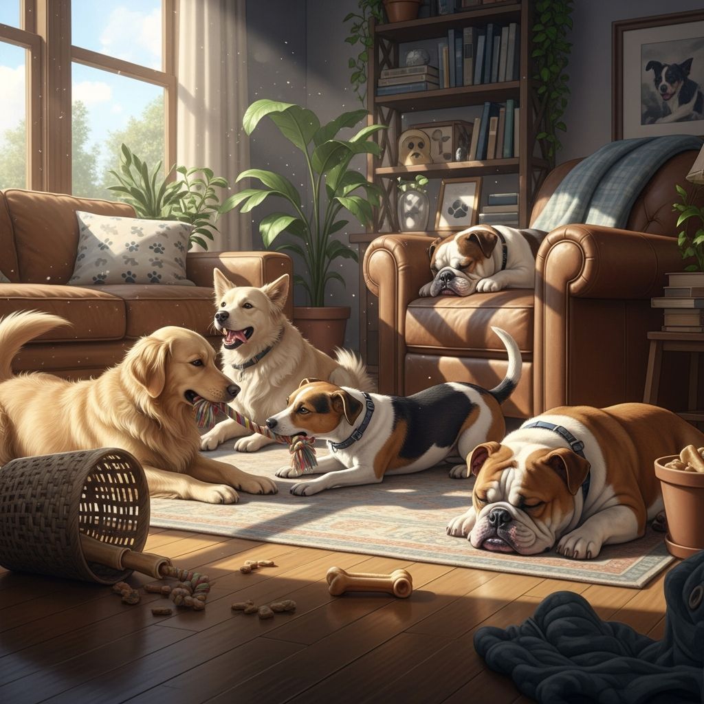 Multiple Dogs: A Practical Guide To Enriching Your Home Life Discover how adopting more than one dog boosts companionship, health, and family bonds while navigating the joys of multi-pet living.