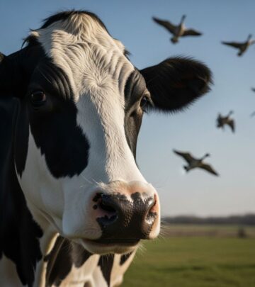 Understand the emergence of highly pathogenic avian influenza in cattle, its symptoms, spread, and protective strategies for farms.