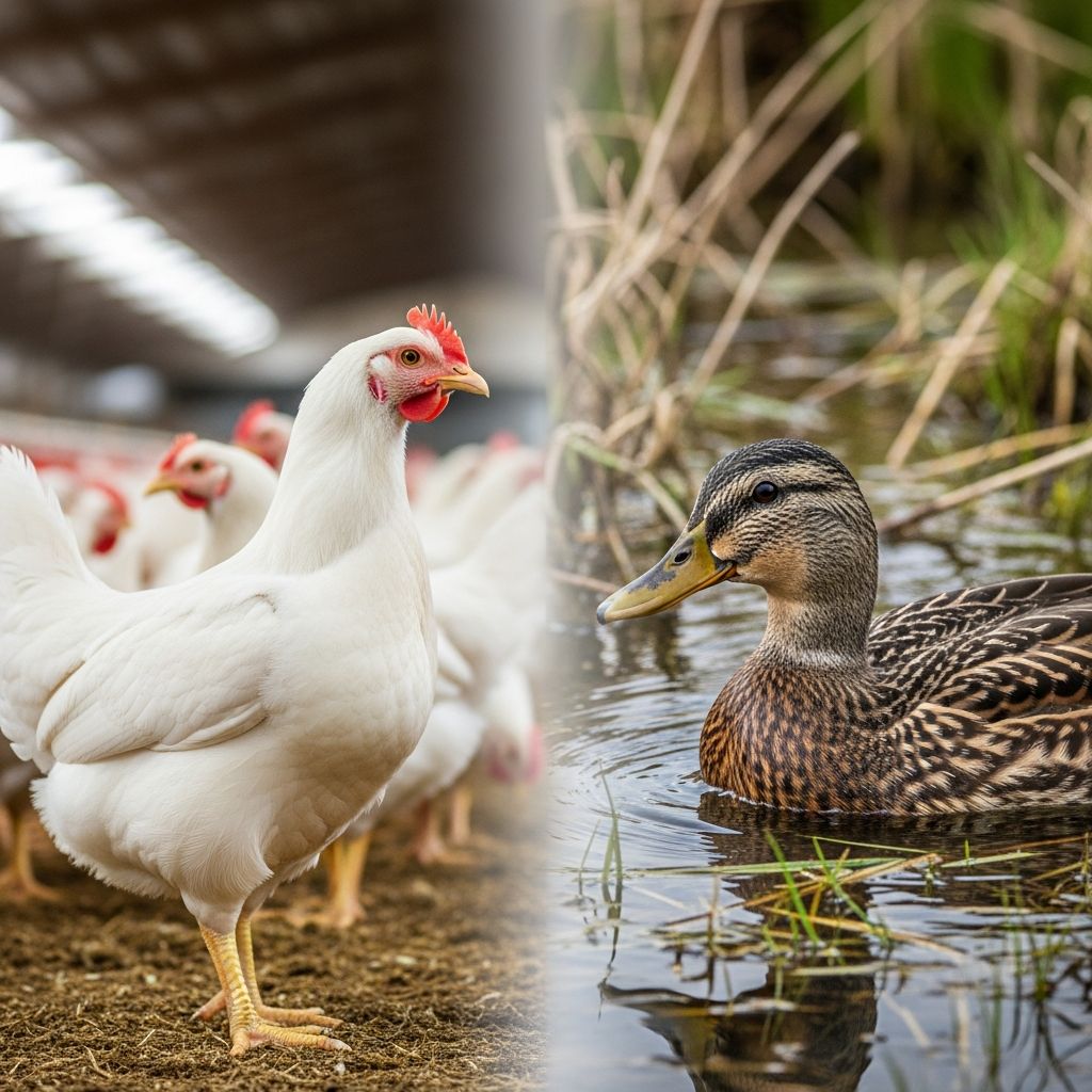 Bird Flu in Birds: Poultry and Wildlife Risks Explore the devastating effects of avian influenza on poultry flocks and wild bird populations, including transmission patterns and control strategies.
