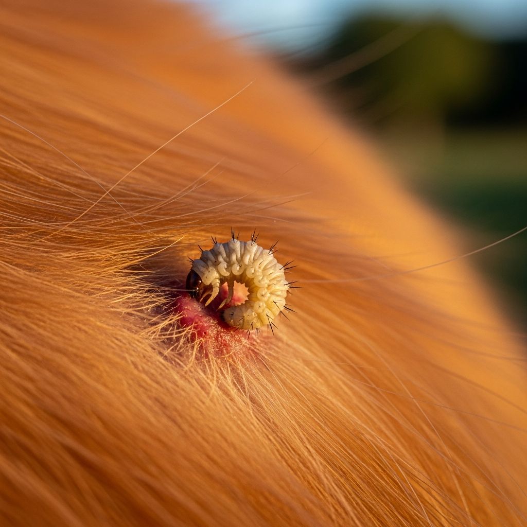 Botfly Larvae in Pets: Detection and Care Discover how to spot, treat, and prevent Cuterebra infestations in dogs, cats, and other small animals for healthier pets.