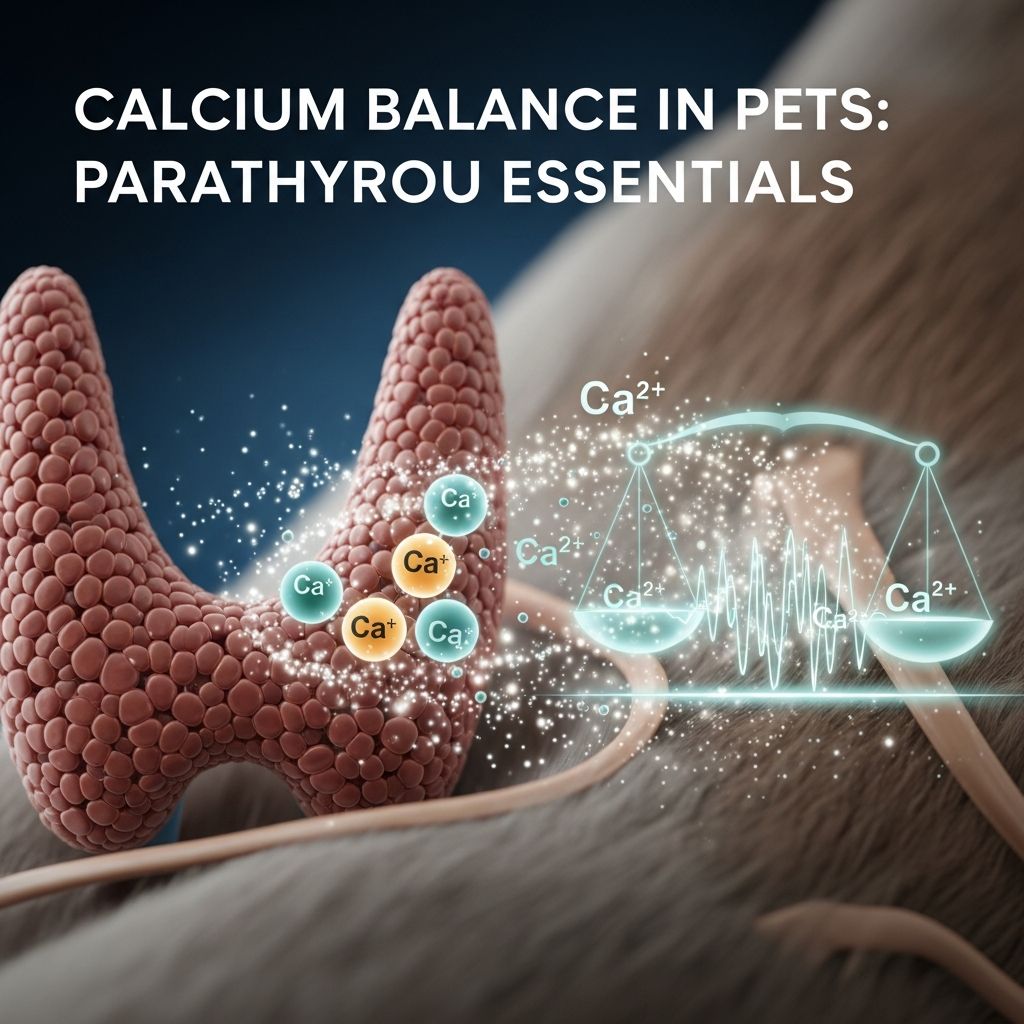 Calcium Balance in Pets: Parathyroid Essentials Discover how parathyroid glands maintain vital calcium levels in dogs and cats, preventing serious health issues through hormonal control.