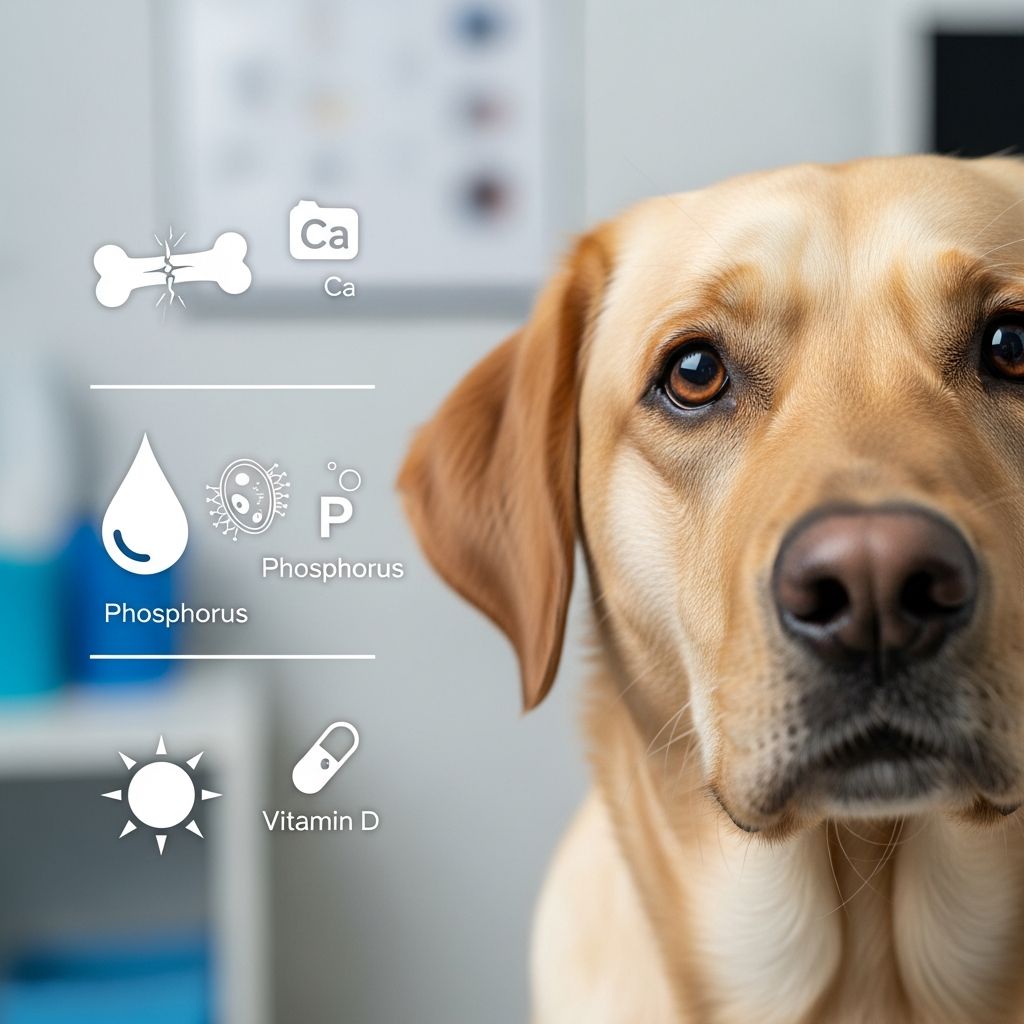 Calcium, Phosphorus & Vitamin D Issues in Dogs Understand how imbalances in calcium, phosphorus, and vitamin D affect your dog's bones, muscles, and overall health, with prevention and treatment strategies.