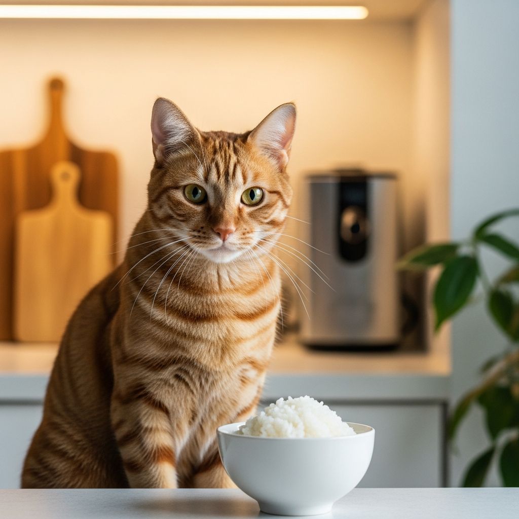 Discover if rice is safe for your cat, how much to offer, and why it shouldn't replace their meat-based diet for optimal health.