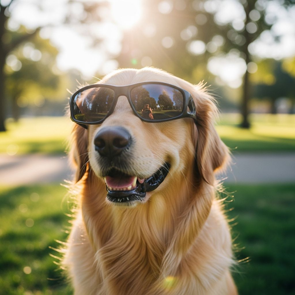 Canine Eye Protection: When Your Dog Needs Sunglasses Comprehensive guide to protecting your dog's eyes from UV rays and environmental hazards
