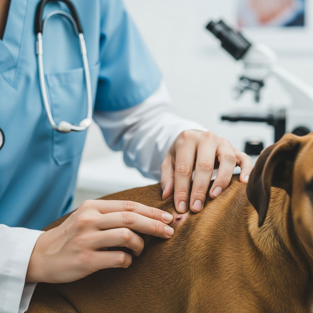 Understand the causes, symptoms, diagnosis, and treatment options for mast cell tumors in dogs to improve early detection and outcomes.