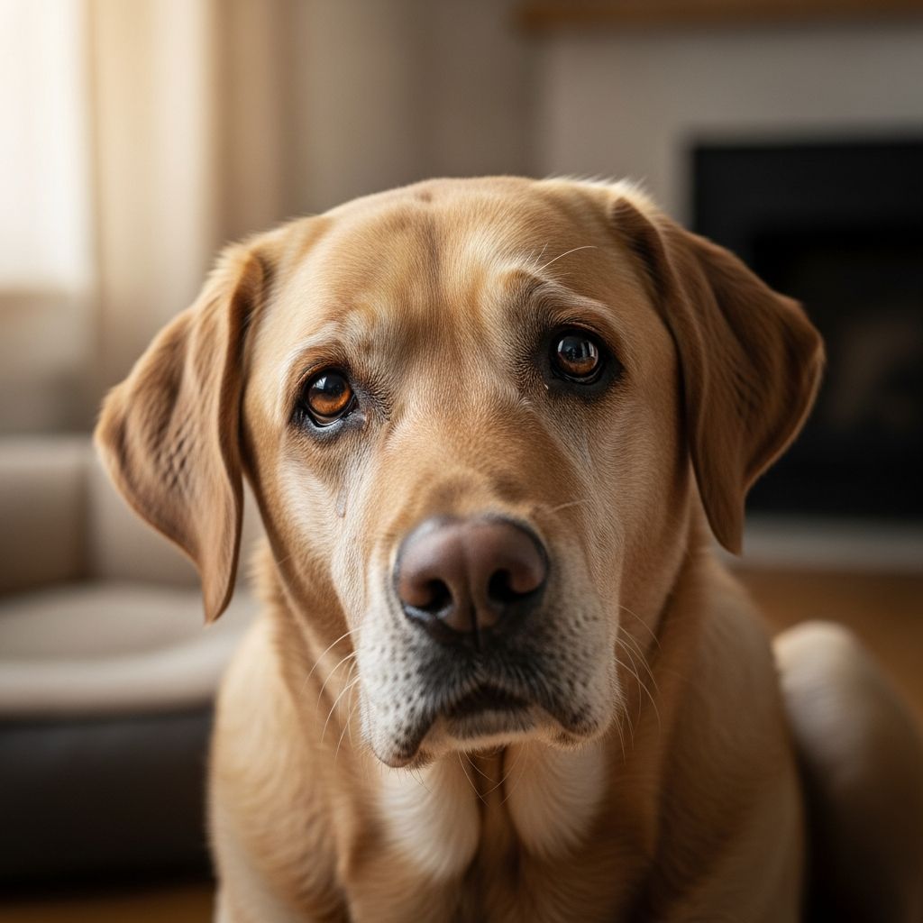 Learn how to recognize emotional distress in your dog through behavioral and physical cues.