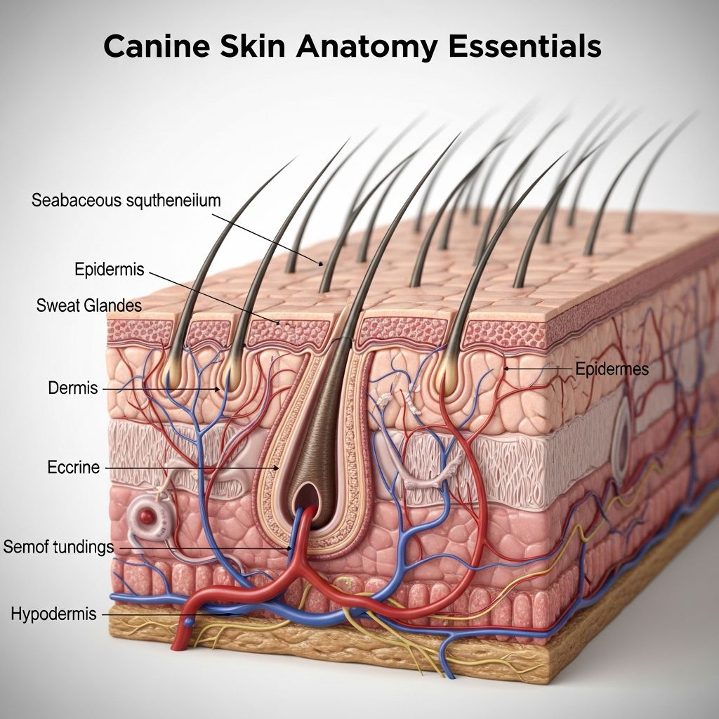 Explore the intricate layers and functions of your dog's skin, from protective barriers to sensory networks, for optimal pet care.