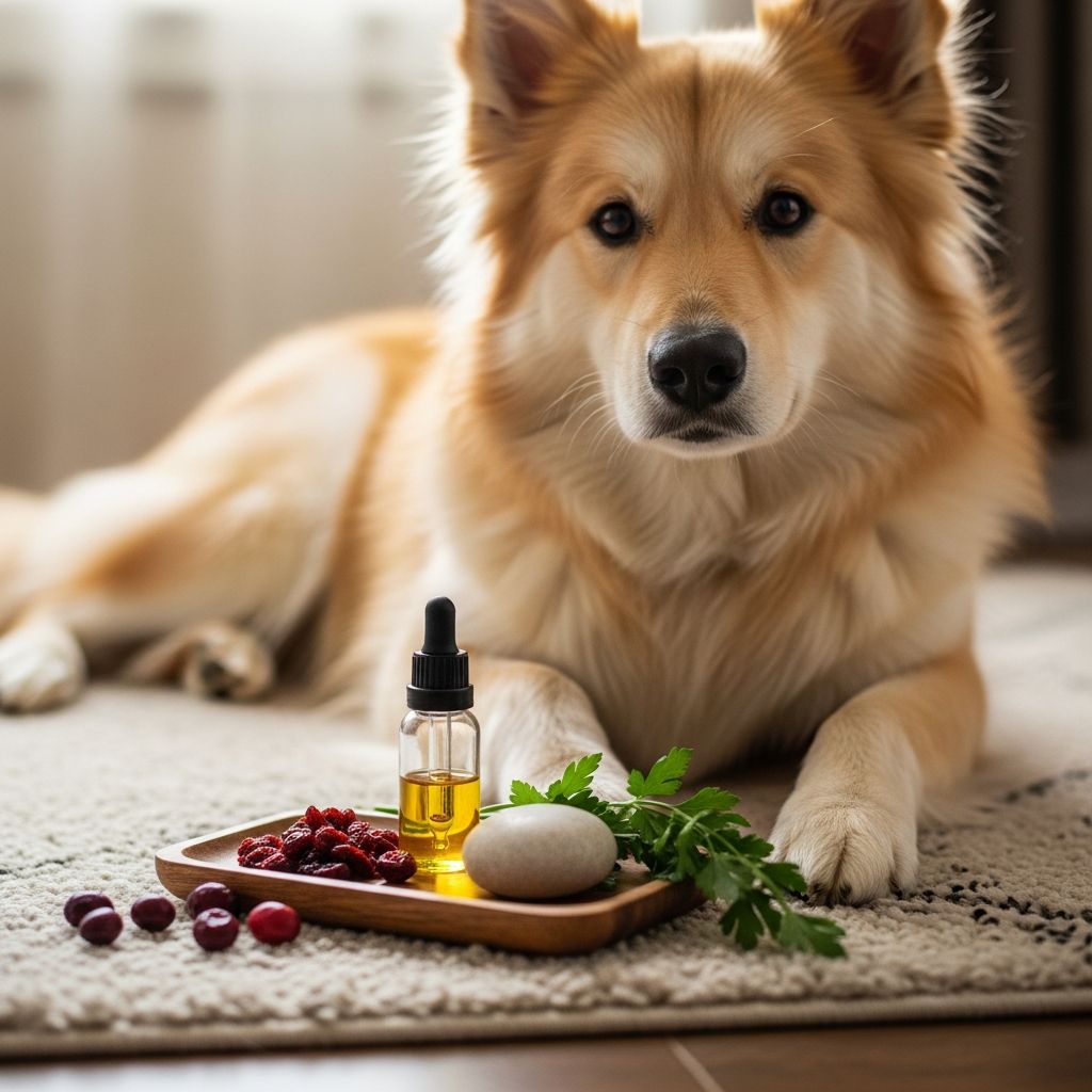 Explore evidence-based alternatives for treating urinary tract infections in dogs without relying solely on antibiotics.