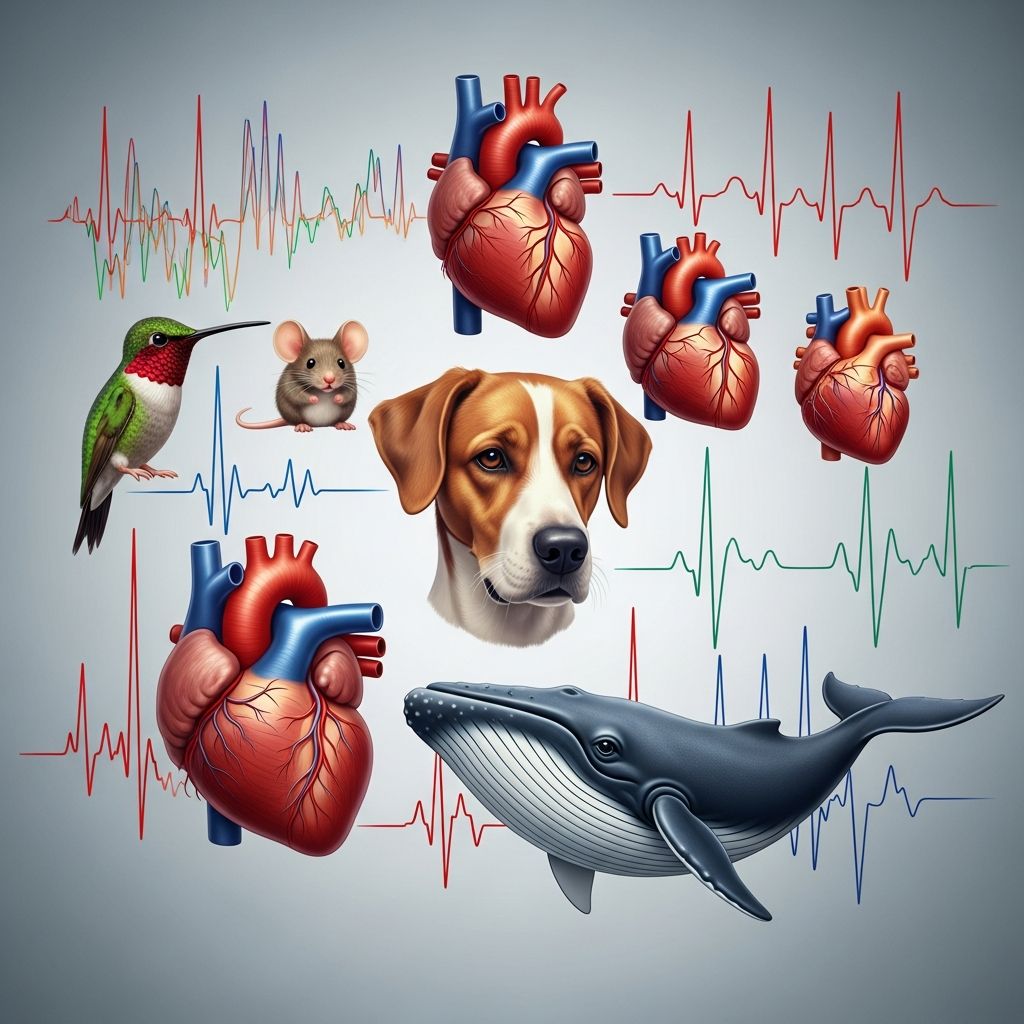 Cardiac Pulse Rates Across Animal Species Understanding normal heart rate ranges for companion and farm animals