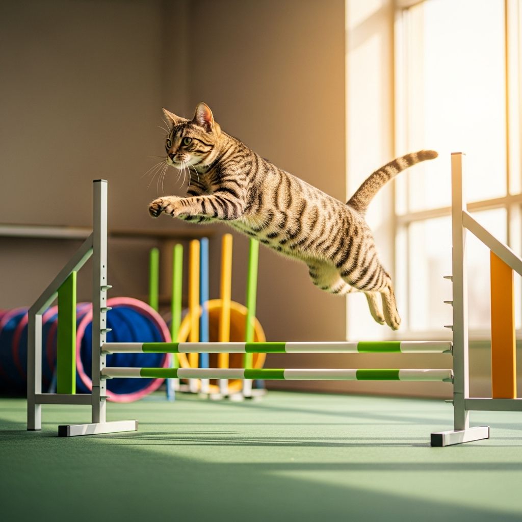 Cat Agility Training: Building Skills and Confidence Transform your cat's fitness and mental engagement through structured agility exercises