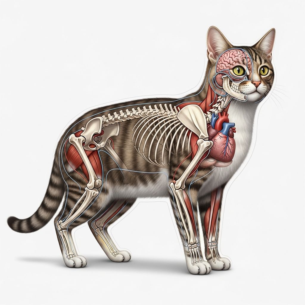 Cat Anatomy: Essential Guide To Bones, Muscles, And Senses Discover the remarkable structure of your cat's body, from flexible bones to specialized senses, and how it enables their agile lifestyle.