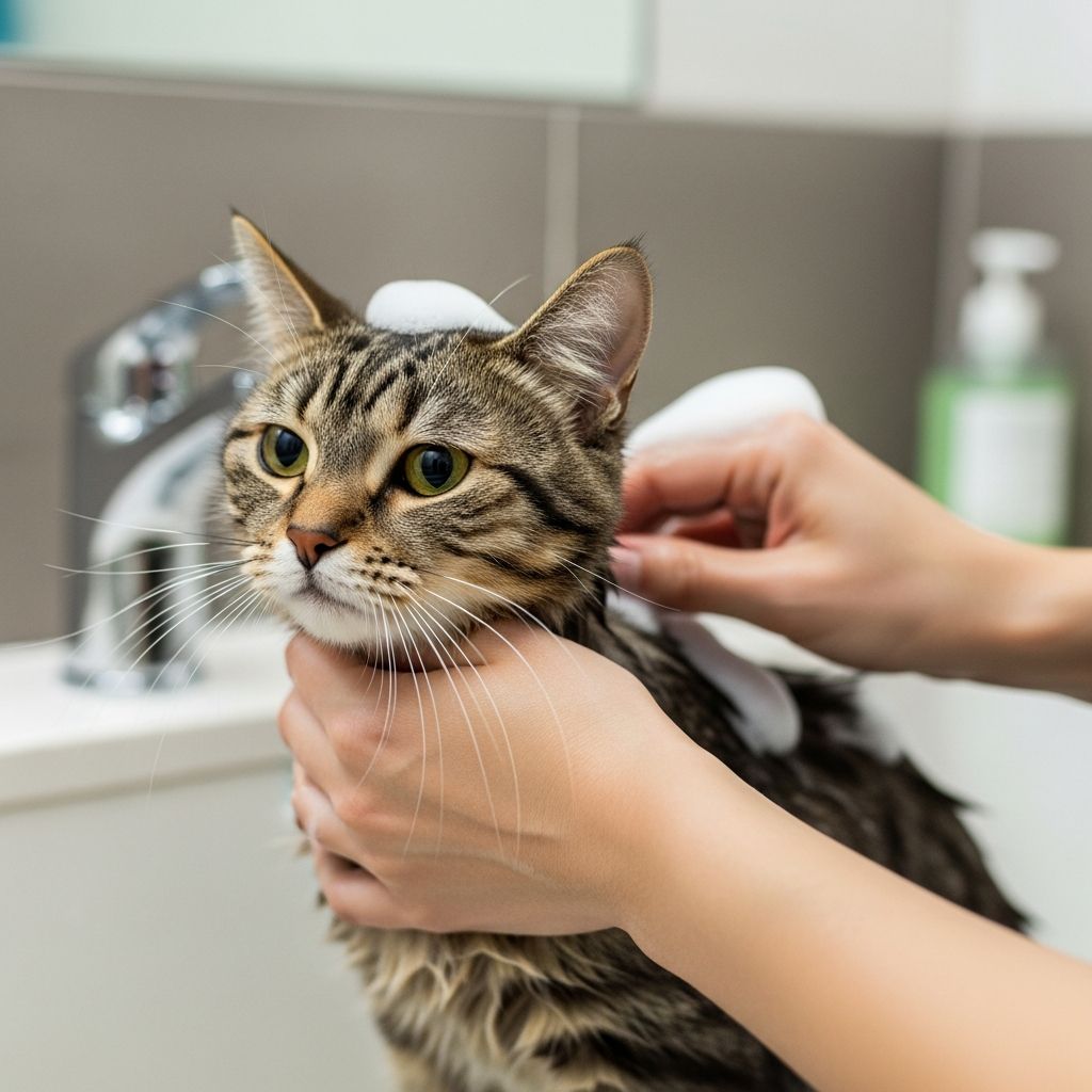Cat Bathing Guide: When and How to Clean Your Feline Essential insights on feline hygiene and bathing schedules for optimal cat health
