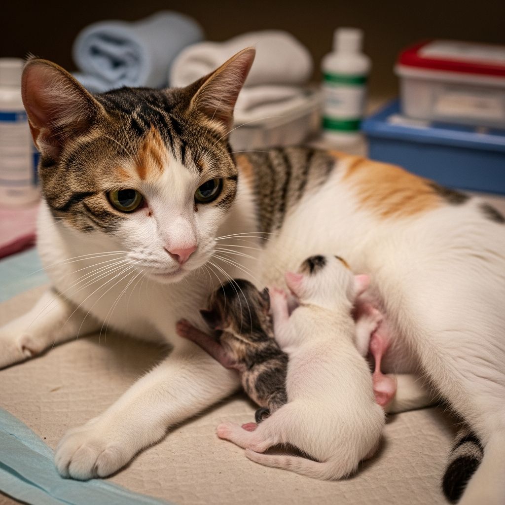 Cat Birthing Emergencies: Essential Guide For Owners Essential insights into recognizing and managing complications during feline labor and postpartum recovery to safeguard queens and kittens.